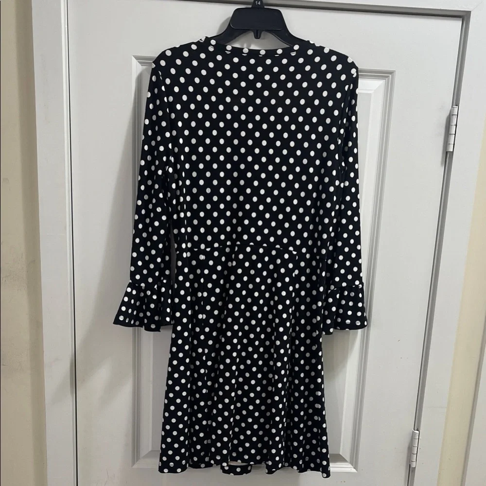 Kate spade dress sz  large Polka Dot Black and White Dress - Picture 3 of 8